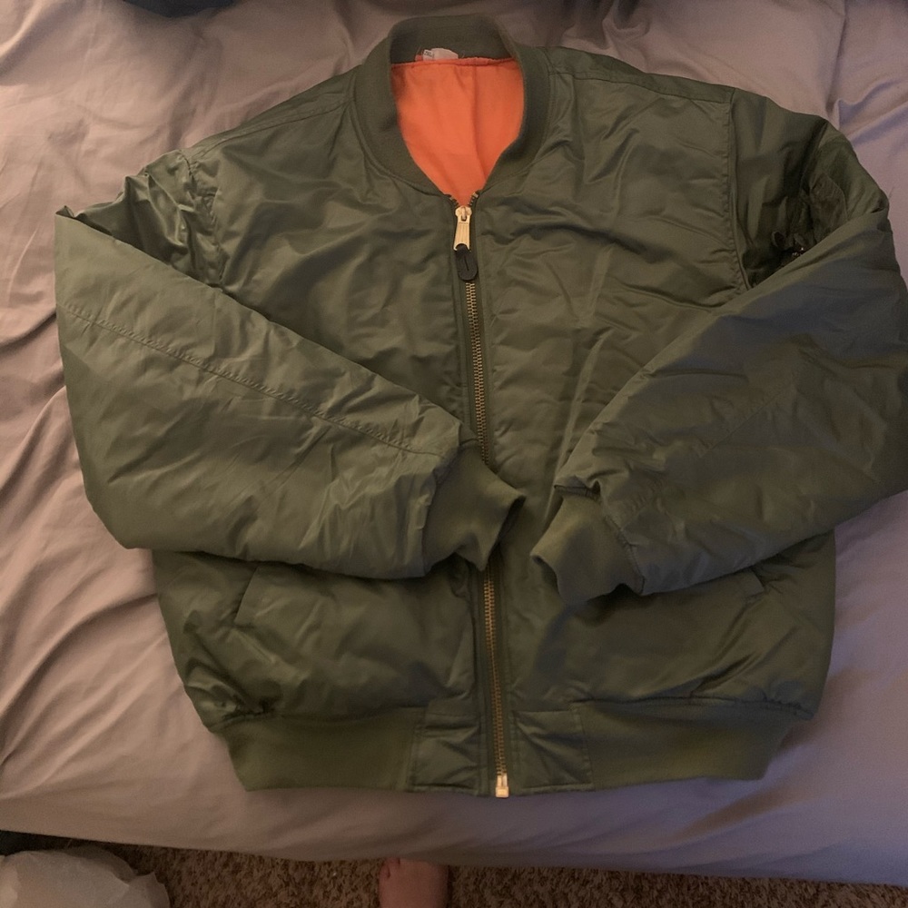 Sage Green MA-1 Military Flight Jacket